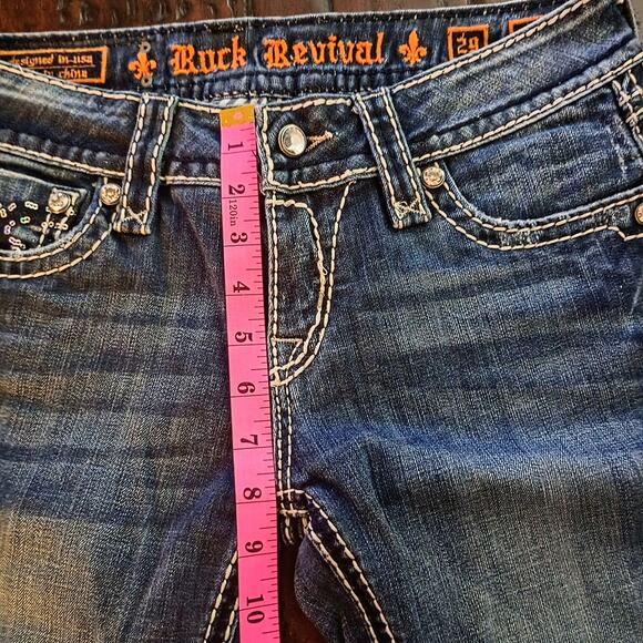 Rock Revival Denisa Straight Y2K Jeans - Size 29 - Picture 5 of 14